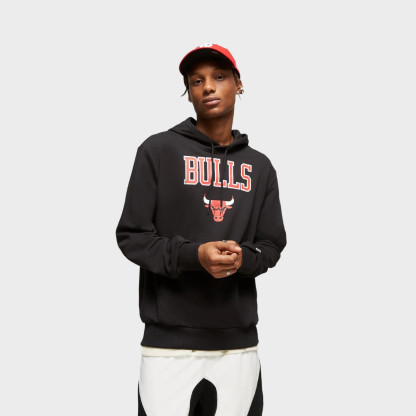 Sweat A Capuche Noir NBA Team Logo Chicago Bulls