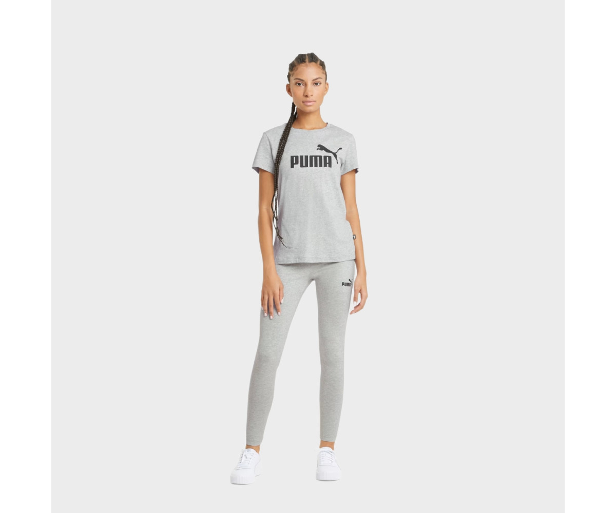 T-shirt Gris pour Femme Essentials Logo